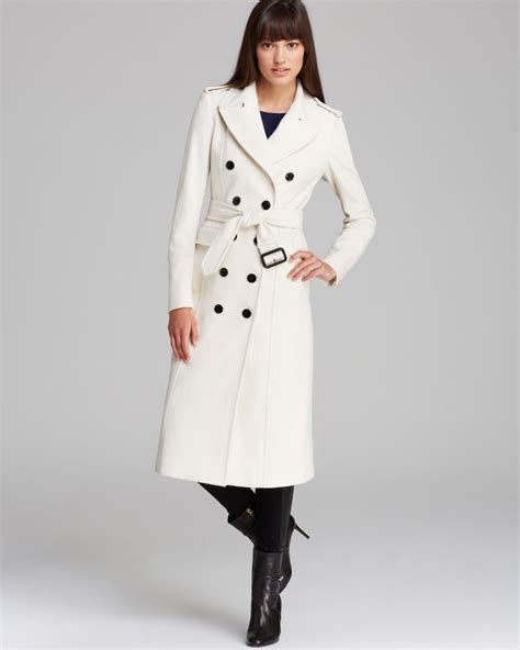 burberry white wool coat|Burberry black wool coat women's.